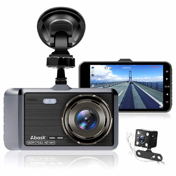 Itracker stealthcam II doppia telecamera per auto con telecamera posteriore Full HD Dashcam Sony 