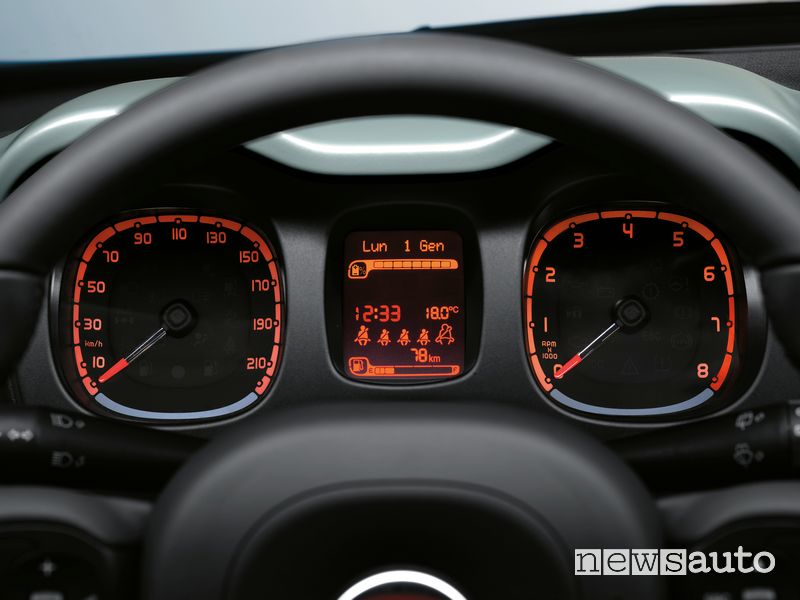 Quadro strumenti Fiat Panda Hybrid Launch Edition