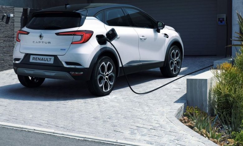 Ricarica da wallbox domestica Renault Captur E-TECH Plug-in
