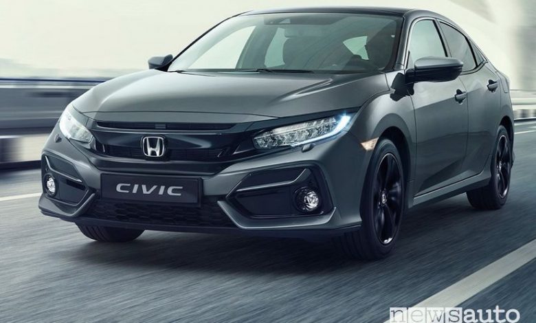Honda Civic 2020 restyling