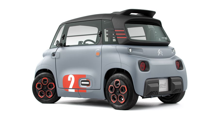 Vista posteriore Citroën Ami