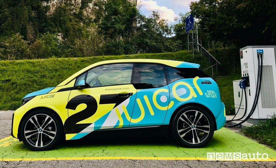Noleggio auto elettriche a domicilio con Juicar