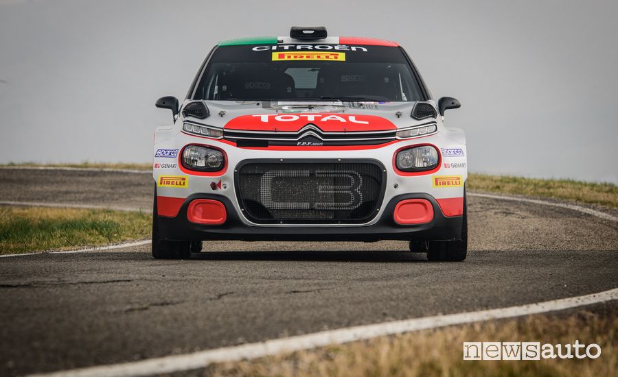 Frontale Citroën C3 R5 rally 2020