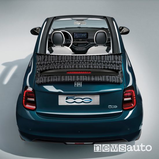 Paraurti posteriore Fiat 500 elettrica cabrio