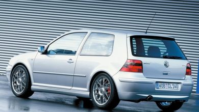 Vista posteriore Volkswagen Golf GTI IV serie Edition 25