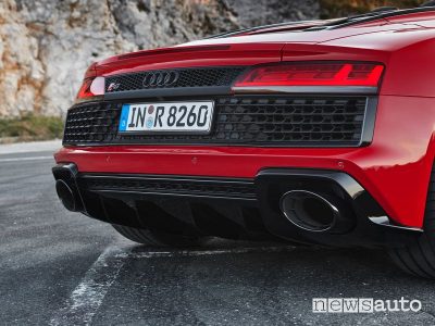 Scarico sportivo, estrattore posteriore Audi R8 V10 RWD Spyder