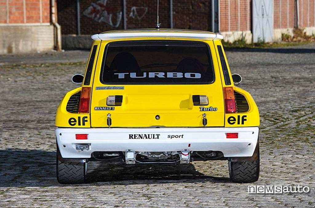 Renault 5 Turbo Tour de Corse posteriore