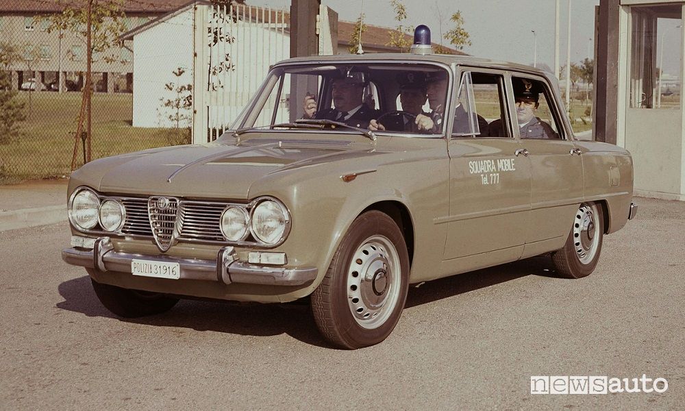 Storia Alfa Romeo, “Gazzelle” e “Pantere” le auto dei Carabinieri e Polizia
