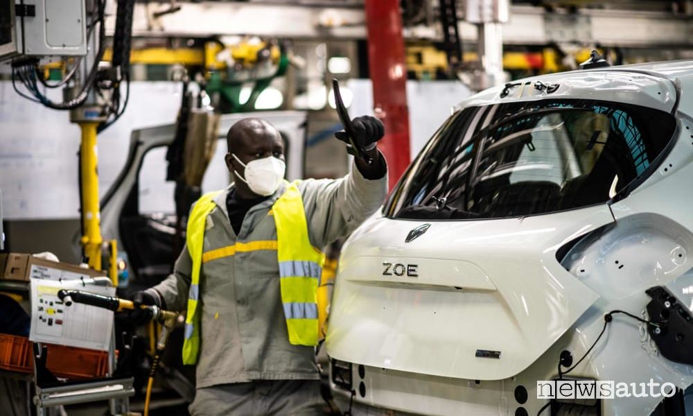 produzione auto elettriche in francia