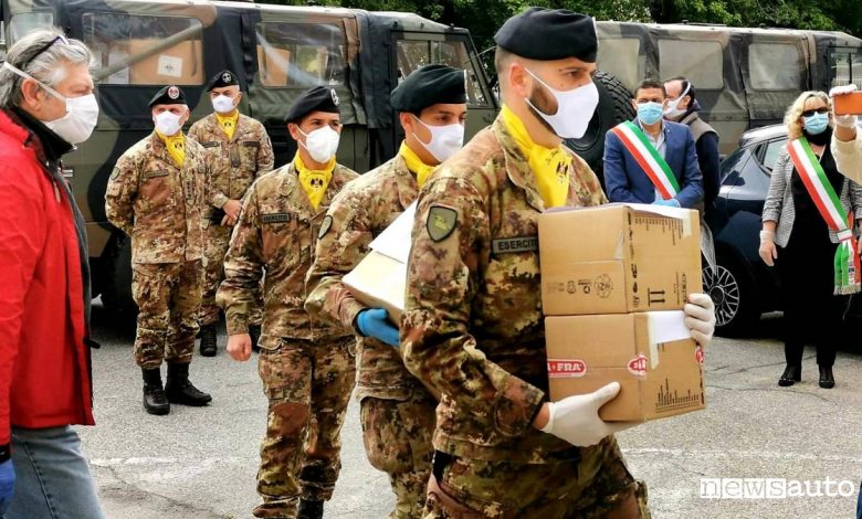 strade sicure militari consegna