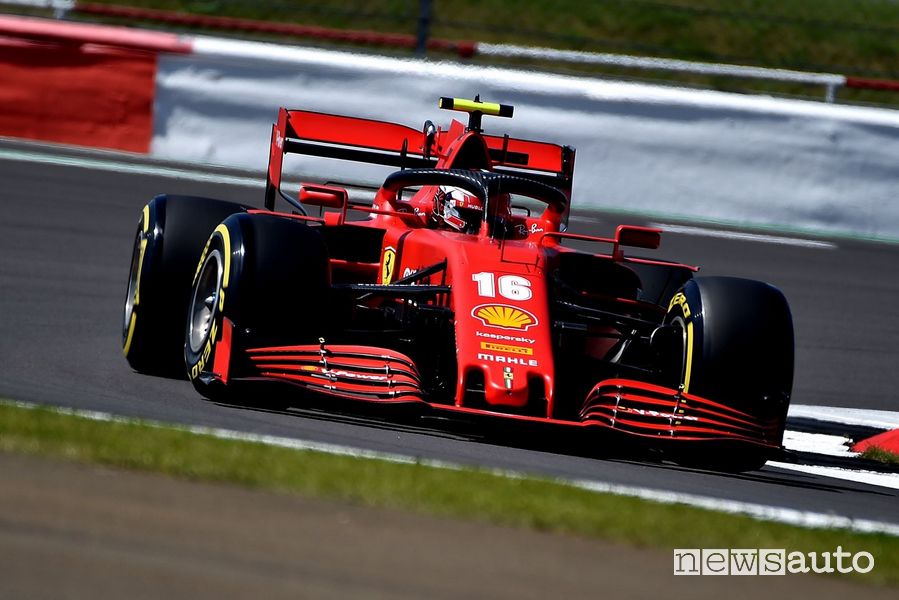 F1 Gp Gran Bretagna 2020 ferrari leclerc