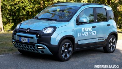 Fiat Panda Hybrid trasformata a metano