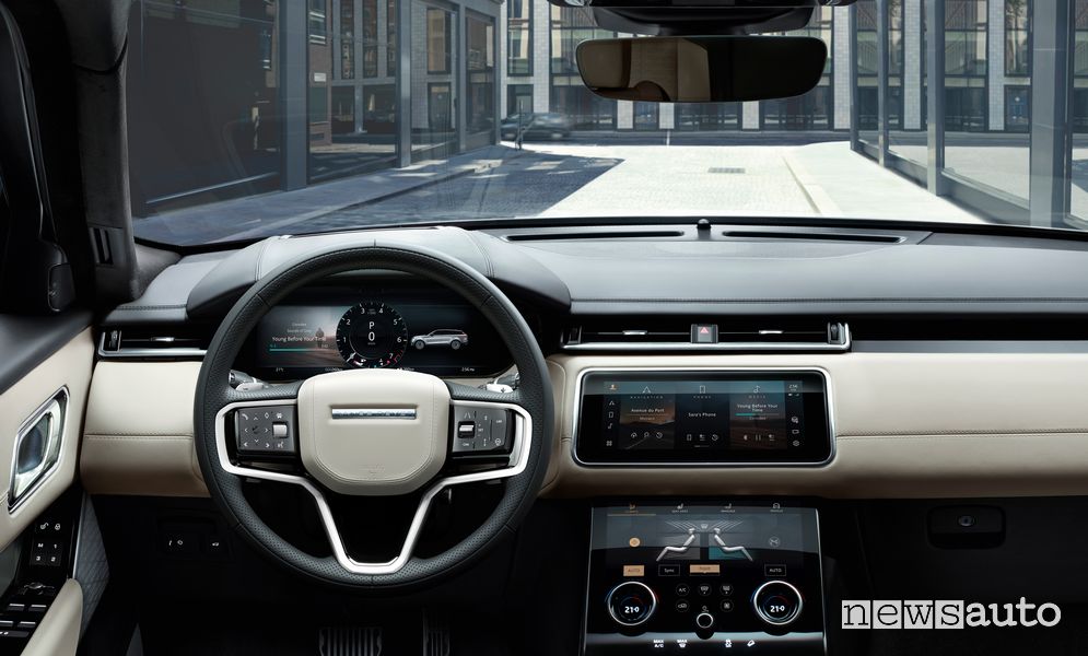 Plancia strumenti abitacolo Range Rover Velar P400e ibrida plug-in