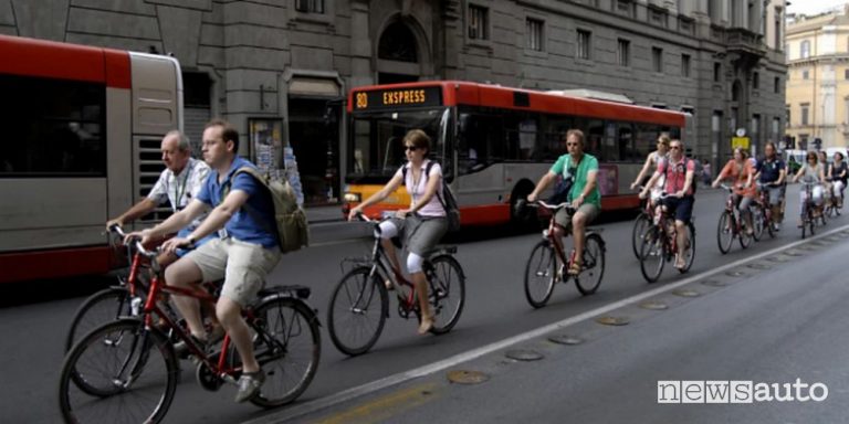 codice della strada biciclette limite di velocita