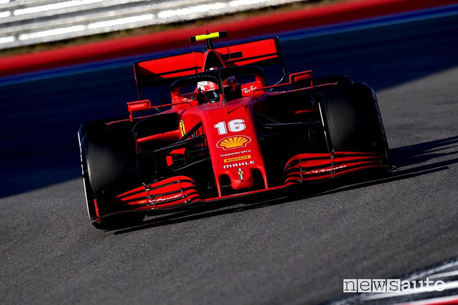 F1 Gp Russia ferrari charles leclerc