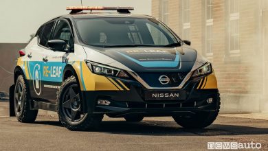 Corrente 230 volt dalla batteria dell'auto elettrica, arriva la Nissan Re-Leaf