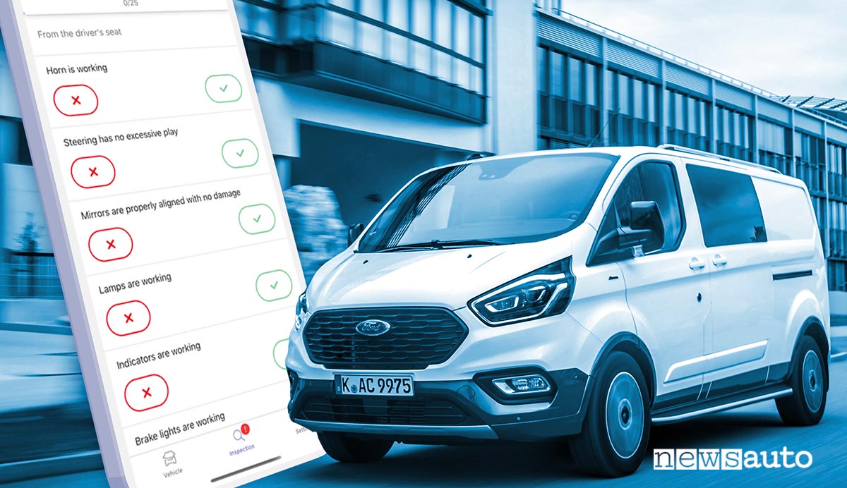 Ford Telematics gestione flotte furgoni
