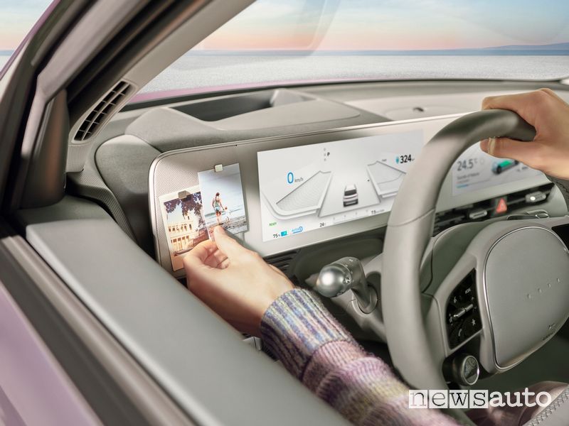 Display 12,3" quadro strumenti abitacolo nuova Hyundai Ioniq 5