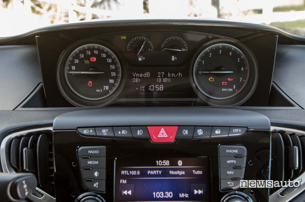 nuovo cruscotto con indicatore batteria Lancia Ypsilon Hybrid