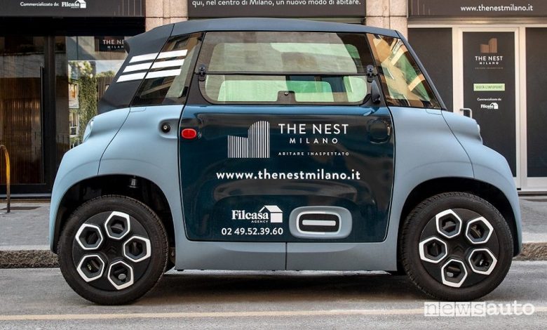 Car-sharing condominiale a Milano con Citroën Ami