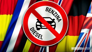 Stop vendita auto benzina, diesel e ibridi