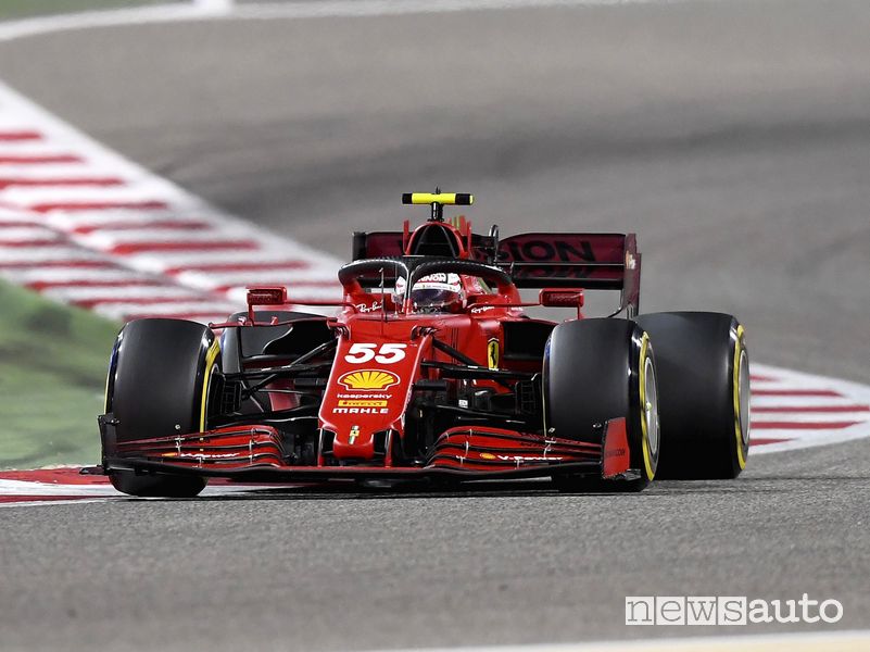 Carlos Sainz debutto in Ferrari nel Gp del Bahrain 2021