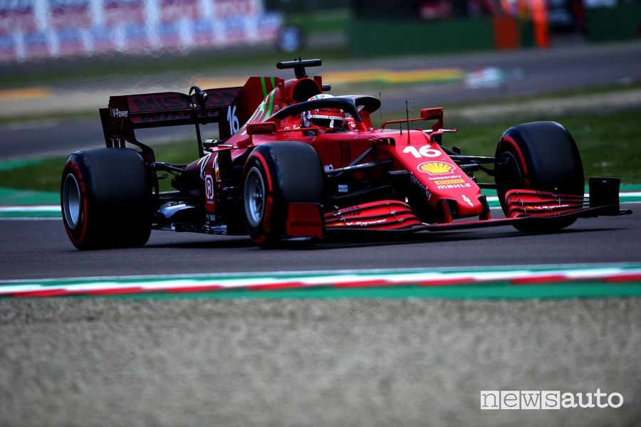 F1 GP Qualifying Imola Emilia Romagna 2021, the starting ...