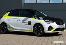 Auto elettrica wrappata, l'Opel Corsa-e con livrea da rally