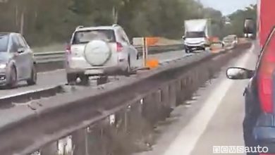 Incidente SUV contromano, impatto frontale sulla superstrada nelle Marche