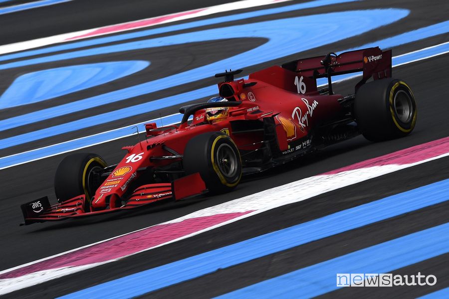 Qualifiche GP Francia 2021 Ferrari Leclerc