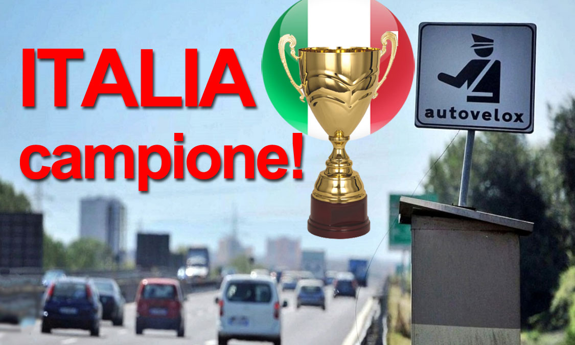 Italia Campione d'Europa, per numero di autovelox installati...