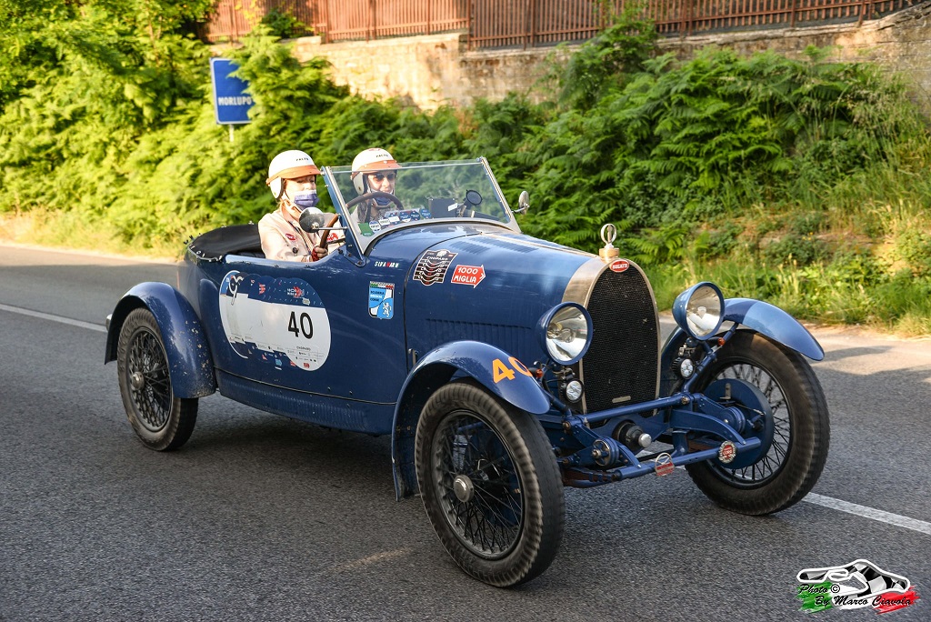 Silvia Marini e Lucia Filippelli su una Bugatti T40 del 1929 le vincitrici della Coppa delle Dame 2021