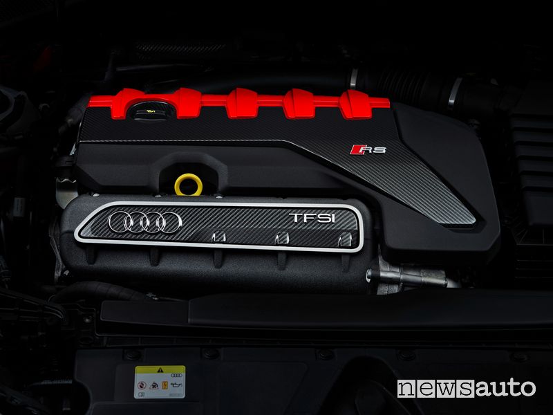 Vano motore nuova Audi RS 3 Sportback
