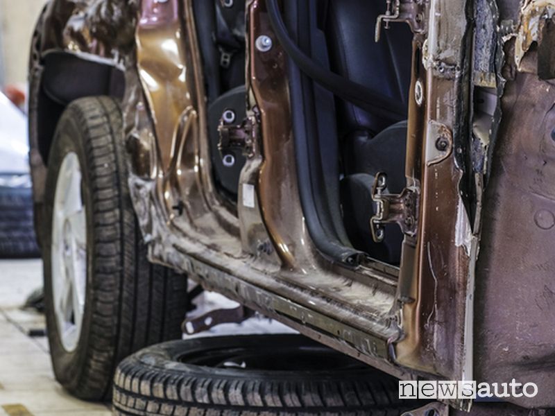 Auto incidentata, quali sono i danni riparabili