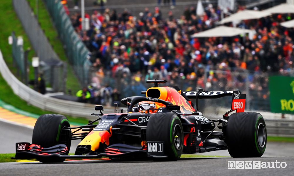 Qualifiche GP Belgio Red Bull Max Verstappen