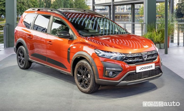 Nuovo Dacia Jogger 7 posti benzina e GPL, caratteristiche