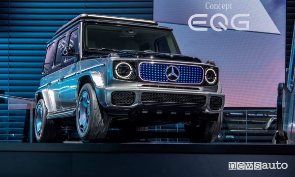 Mercedes EQG, concept che anticipa il Classe G elettrico