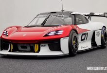 Porsche Mission R, caratteristiche auto elettrica da corsa