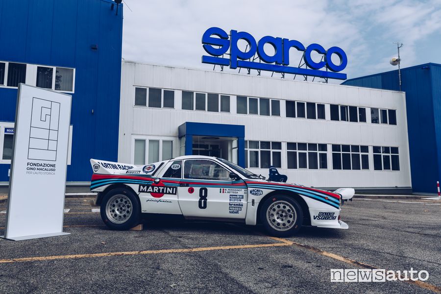 Lancia Rally 037 Martini nella sede Sparco di Volpiano