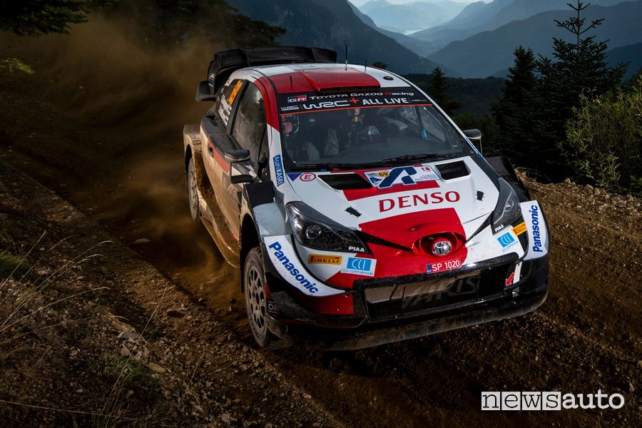 WRC Rally Acropoli 2021, Toyota Yaris Kalle Rovanpera