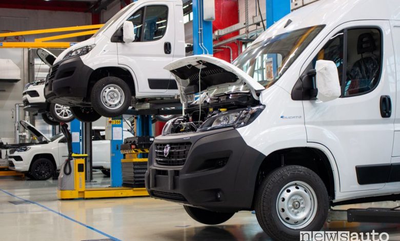 Officina furgoni Fiat Stellantis
