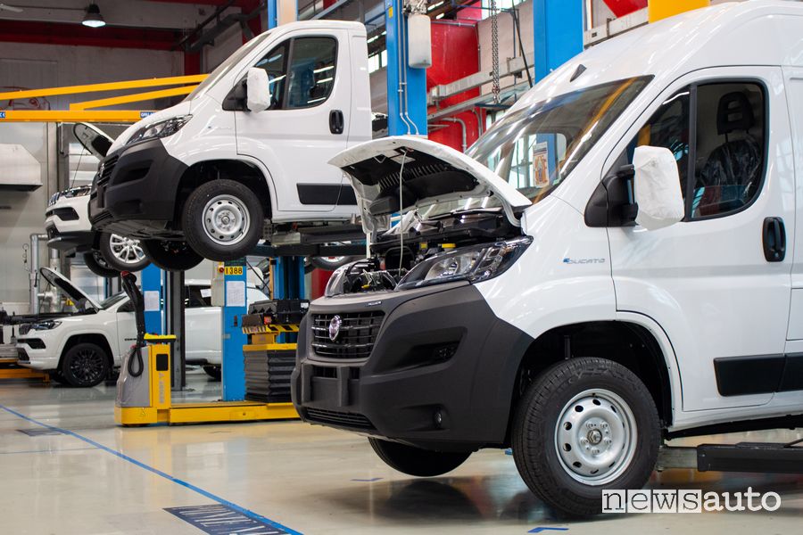 Officina furgoni Fiat Stellantis