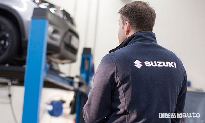 Tagliando e manutenzione Suzuki, finanziamento a tasso zero