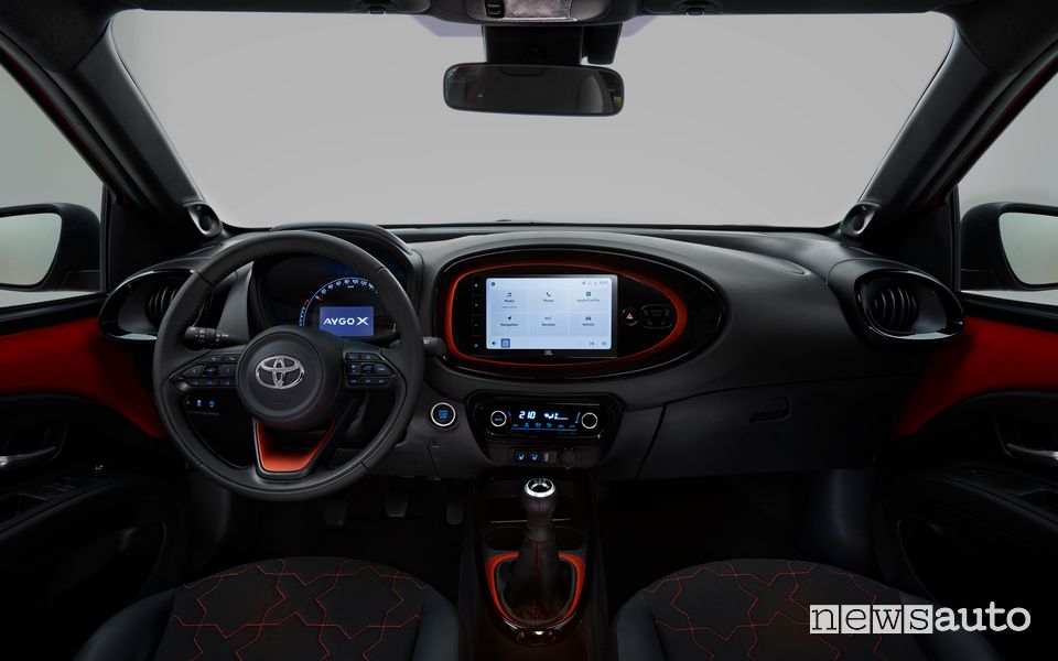 Plancia strumenti abitacolo nuova Toyota Aygo X