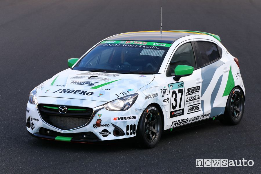 Mazda2 alimentata da biodiesel in gara nella Super Taikyu Endurance Series