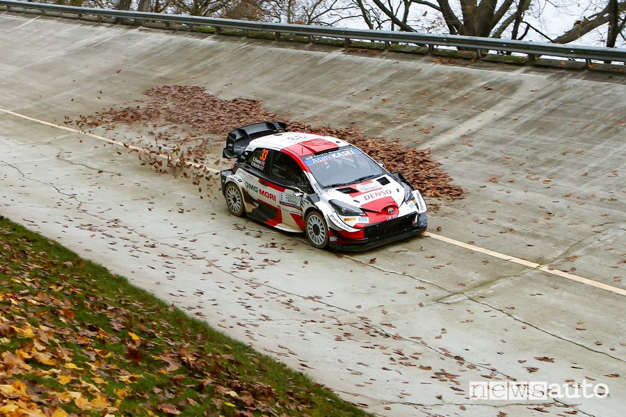 WRC Rally di Monza 2021 Toyota parabolica
