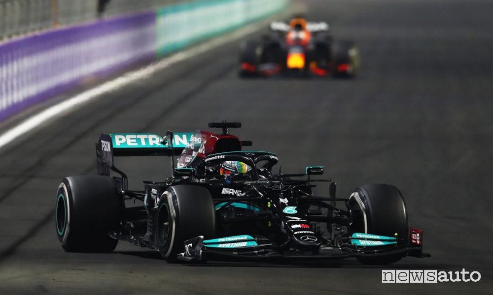 F1 Gp Arabia Saudita 2021 vittoria Lewis Hamilton Mercedes-AMG