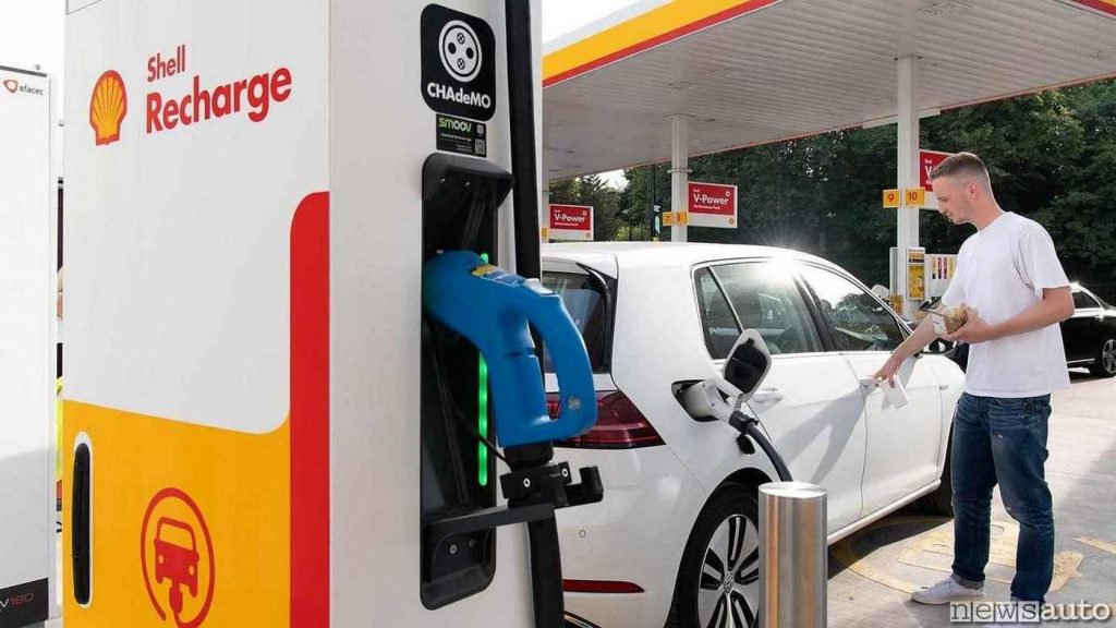 Shell Recharge , stazioni di ricarica Shell per auto elettriche