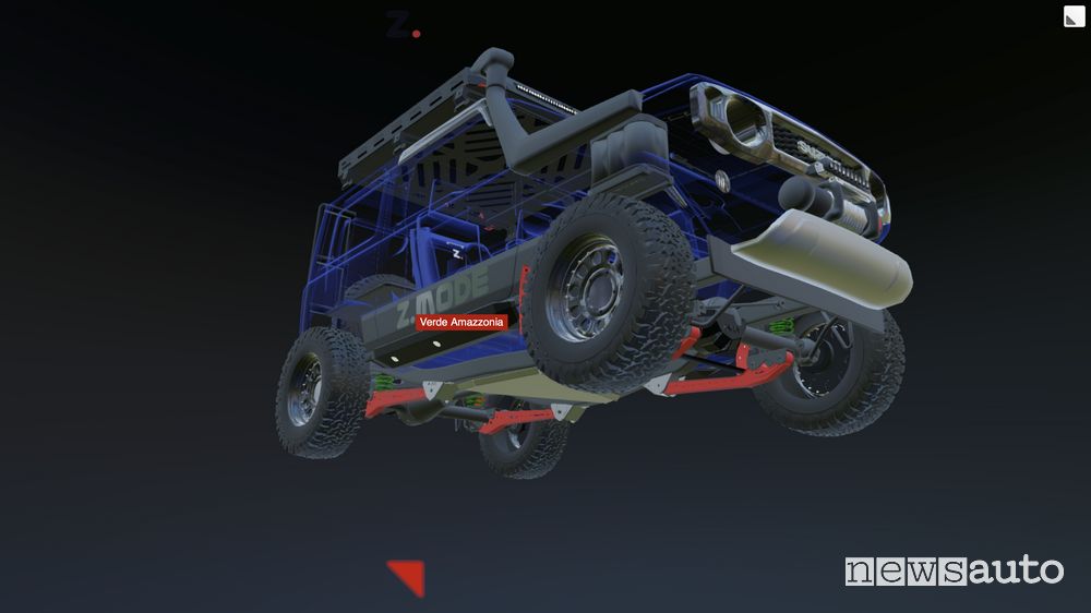 Suzuki Jimny pick-up Z.Mode 3D configurator