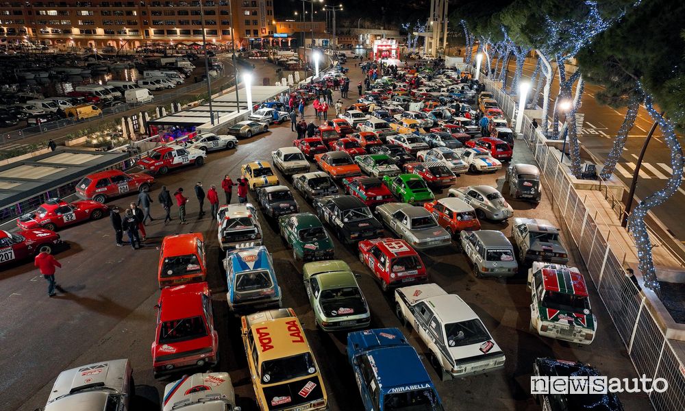 Partenza Rally di Montecarlo storico 2022